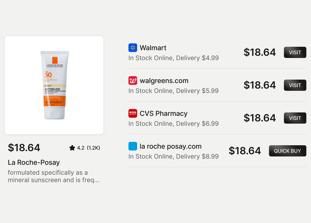 Purchase-level merchant intelligence preview